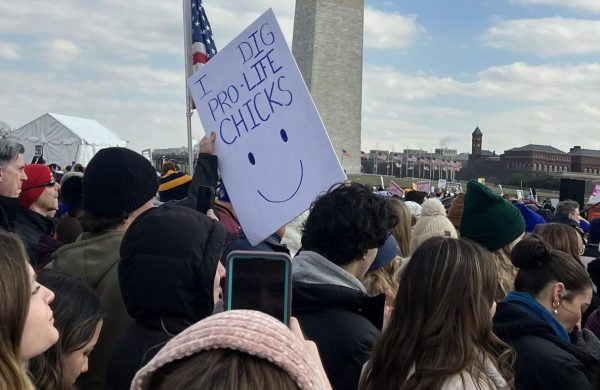 A witty marcher shares his search for a spouse at the 2025 March for Life